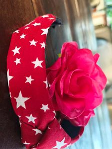Red Star Padded Headband