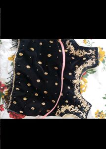 🎊Pink Lehenga Choli Set with Black Blouse🎊