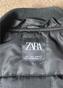 Zara Black &amp; White Varsity Bomber Jacket | Excelle