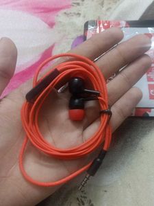 Red-black Earphones At Low Price 🎧