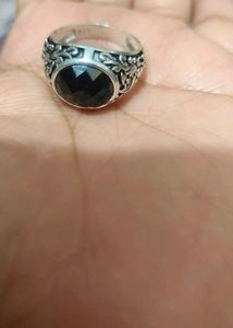 pure silver gents ring