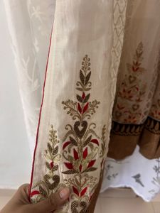 Pakistani Anarkali Designer Kurta Organza Net