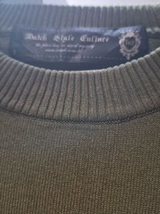 Olive Green Knit Sweater top