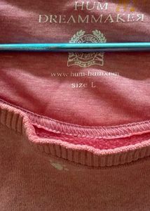 Pink Graphic Sweatshirt