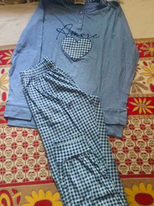 Cozy Blue 'Amore' Pajama Set