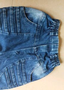 Girls Blue Stretch Denim Jeans | 6–8 Years