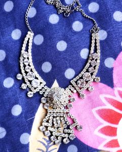 Necklace Earrings With Mangtika