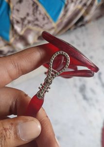 Chic Red Oversized Sunglasses