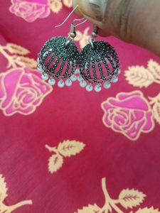 Boho Oxidized Earrings Set