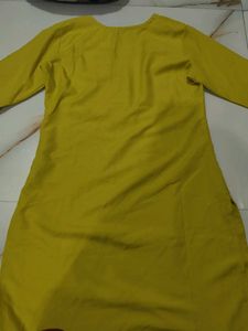 Yellow Embroidered Kurta Set