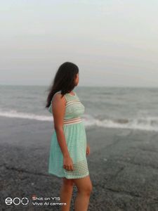 Mint Green Crochet Dress