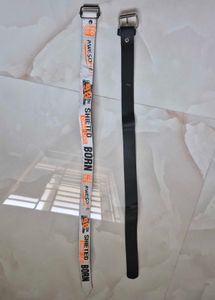 Stylish Black and White Belts