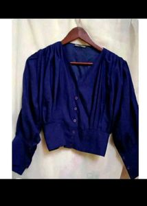 Cropped Blouse zara women