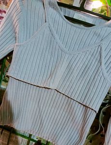 Zara Knit Top - Ribbed Texture