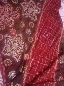 Embroidered Saree