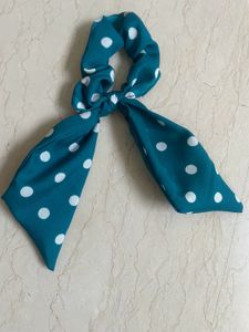 Style These Polka Dot Brand New Scarf Scrunchies