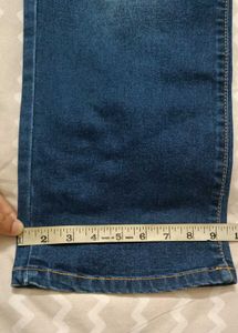 Vintage Blue Wide-Leg Denim Jeans