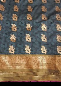 Elegant Silk Blend Saree