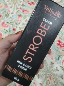 Vellasio Strobe Cream Pink &amp; Gold Combo