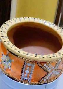 Handcrafted Decorative Pot for Home &amp; Events