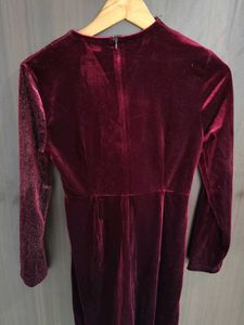 Velvet Sparkle Wrap Dress