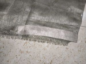 Elegant Grey Silk Blouse(unstitched)