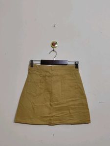 Tan Mini Skirt