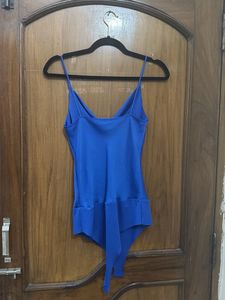 Blue Spaghetti Strap Camisole Top