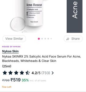 Nykaa SKINRX Acne Rescue Face Serum