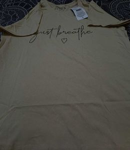 SHEIN "Just Breathe" Graphic T-Shirt
