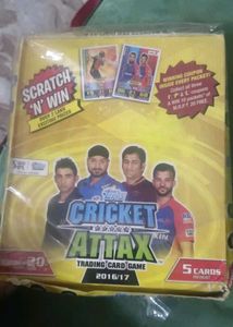 2016 Cricket Attax Sealed Box(120 Pkts)