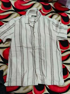 Men's Striped Short Sleeve Shirt