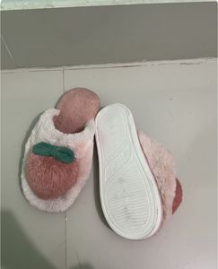 Cozy Pink Bow Slippers