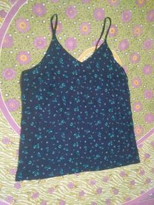 Floral Spaghetti Strap Top