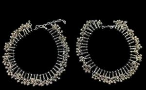 Ethnic Silver Anklets