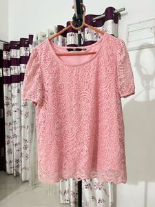 Pretty Pink Lace Top