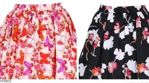 Chic Printed Skirts (Set of 2)