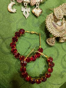 oxidized Earrings and pendant