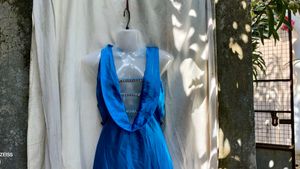 I. Stunning Royal Blue Evening Gown