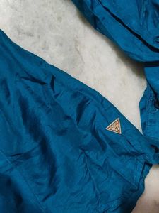 Guess Teal Button-Up Shirt