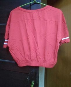 Brooklyn red crop top