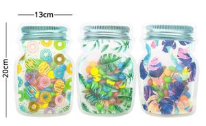 Reusable Pouch Set - Mason Jar Design