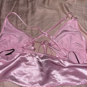 Satin  Tie-Up Top