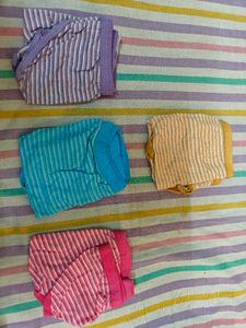 Colorful Striped Briefs Pack of 4