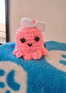 2 Octopus crochet keychain