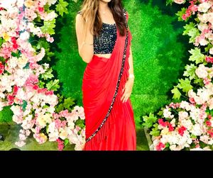 Elegant Red Saree