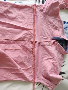 Men's Pink Zara Man Long Sleeve Shirt refer descr