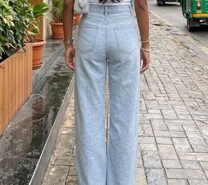 Light Wash Wide Leg Jeans All Sizes