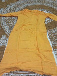 Stylish Yellow and cream colour Kurta