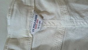 White US POLO ASSN Denim Shorts